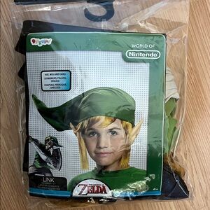 Link from Legend of Zelda costume kids large (8-10)